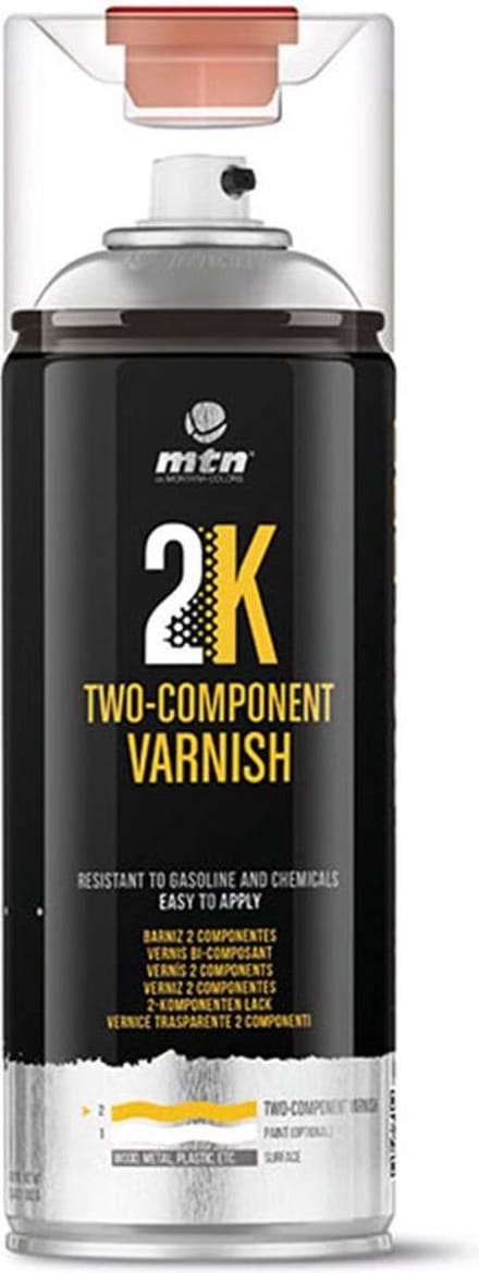 MTN Pro 2K Varnish 400ml - Matte twee componenten lak spuitbus