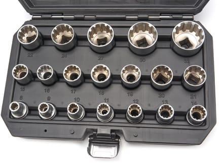 1/2 inch Multilock Doppenset Van 8 tot 32 mm 19 Delig