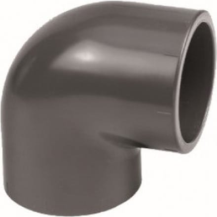 Druk PVC knie 90gr - 32mm - 16 bar