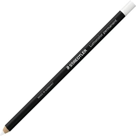 Staedtler potlood Lumocolor permanent glasochrom, wit