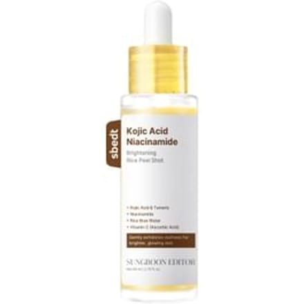 SUNGBOON EDITOR - Kojic Acid Niacinamide Brightening Rice Peel Shot 80ml
