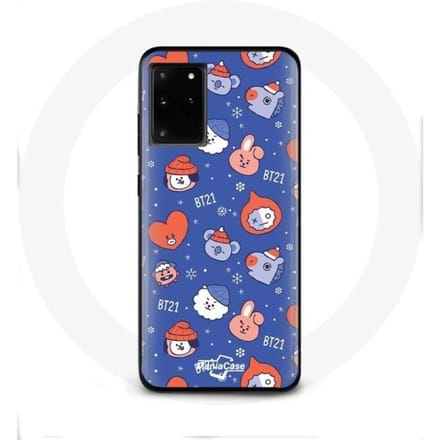 Coque pour Samsung Galaxy S11 Plus BTS Bangtan Sonyeondan BT21 Noël 2023