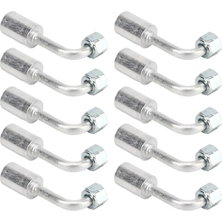 10 Stuks 38in Airconditioning 90 Graden Beadlock Aluminium AC Splicer Slangkoppelingen Adapter