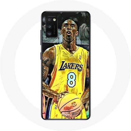 Coque Samsung Galaxy A41 Kobe Bryant Dunk lakers 8 NBA Noir