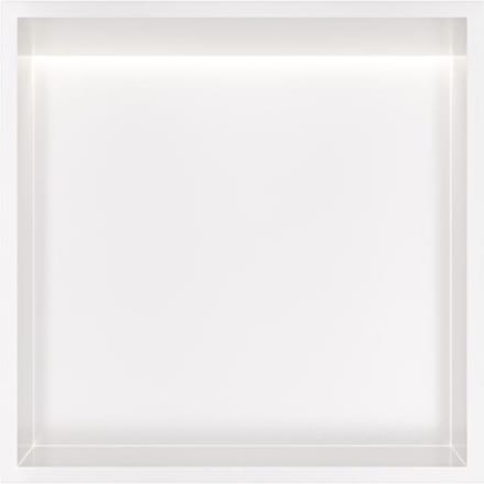 Hotbath &More Inbouwnis - 30 x 30 x 10 cm - met LED-verlichting - Mat Wit