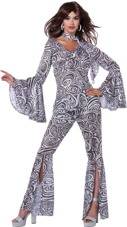 Luxe disco kostuum voor dames  - Verkleedkleding - Medium
