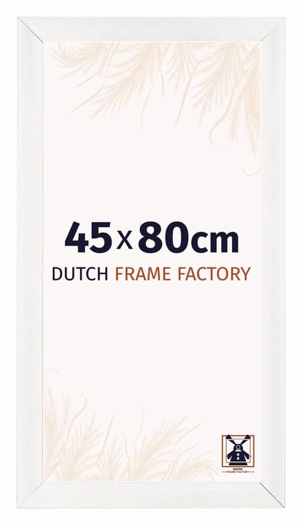 Fotolijst 45x80 cm - MDF - Wit Geveegd - Praag