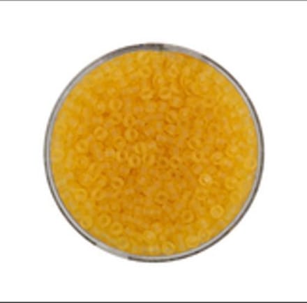 9660-644 Jap. Miyukirocailles - 2,2mm - transp.mat topas - 12 gram