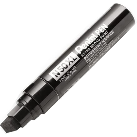 Pentel N50XL permanente marker, zwart, extra dikke punt (8-15,4mm)
