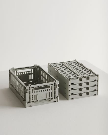 HAY Colour Crate mand S gerecycled - HAYCrateGrey