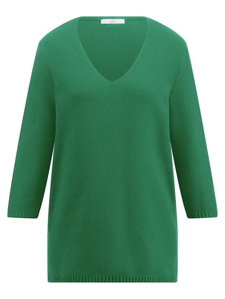 Trui V-hals Van Emilia Lay groen
