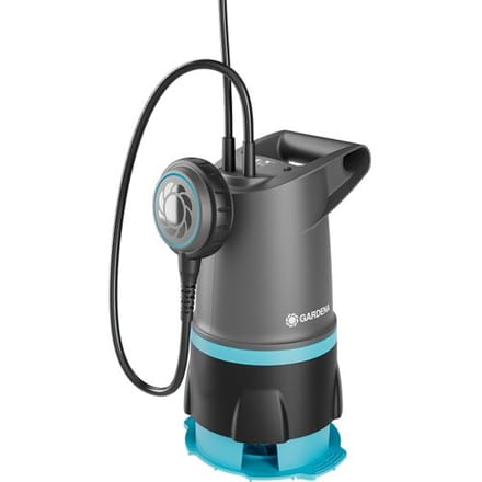 Gardena 2in1 helder/vuil water dompelpomp 20000 BASIC, 20.000 l/u, met vlotterschakelaar