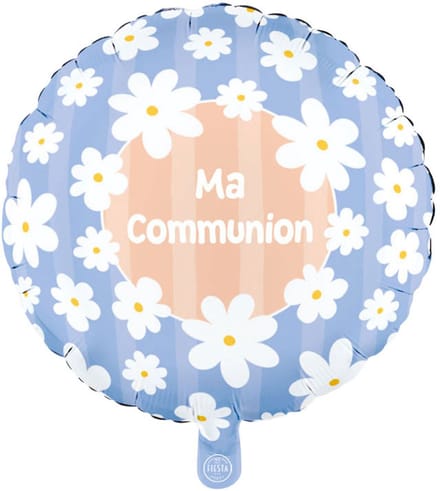 Globos Foil Balloon 18 Inch Round Daisies Ma Communion