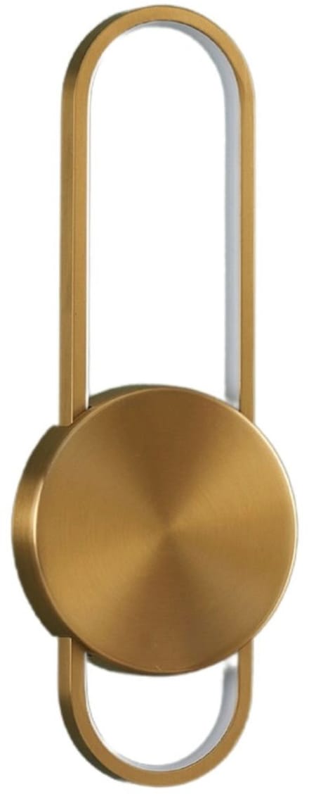 Kosilum - Piani - Wandlamp - Goud/Messing - Staal, aluminium en siliconen