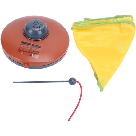Elektronisch Verborgen Beweging Kattenspeelgoed Elektrisch Zelfstandig Spelen Interactief Kattenspeelgoed Automatische Rotatie yellow