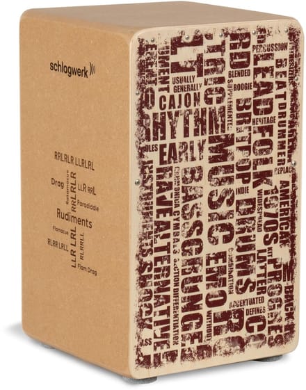 Schlagwerk CP85 Cajon Rudiments Styles Large - Cajon