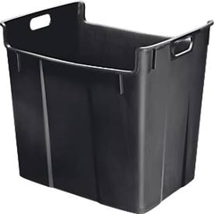 Afvalsorteerbak, 40 l, zwart