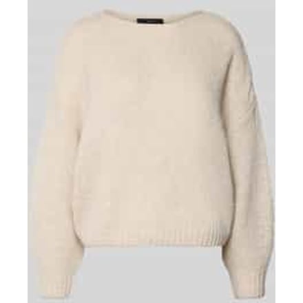 Relaxed fit gebreide pullover met mohairgehalte
