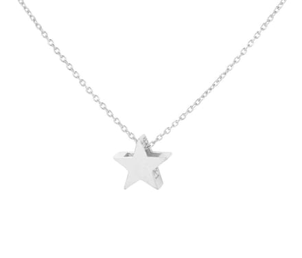 ARLIZI 1443 Ketting Ster Hanger - Dames - 925 zilver - 44 cm