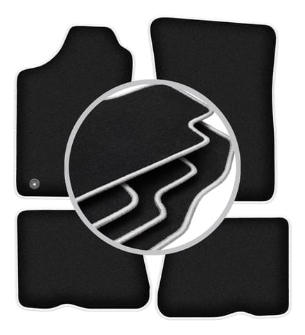 CARLUX-SILVER automatten voor: Renault 19 cabrio, hatchback, sedan, chamade (1988-1996)