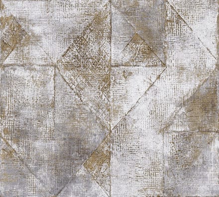 GRAFISCH BEHANG | Industrieel - grijs goud - A.S. Création Profitex 2