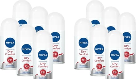 Nivea - Deodorant - Roller - Dry Comfort - 50ml x 12