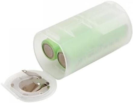 Batterij Converter - Adapter Houder - Stroom Noodgevallen - AA naar D Formaat - 4 Stuks - Zwart