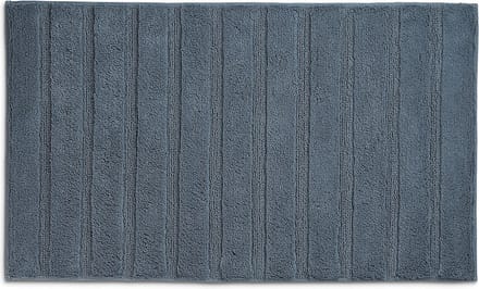 Badmat, 80 x 50 cm, Katoen, Rook Blauw - Kela | Megan