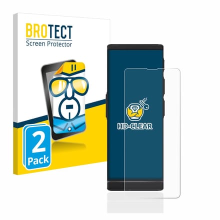 BROTECT - Screenprotector voor Vasco Translator V4 - Folie Beschermfolie transparant 2 Stuks