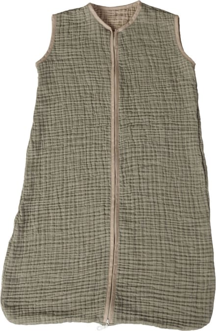 Quax Natural Muslin Tetra Slaapzak - 3/20md - 70cm - Khaki/beige