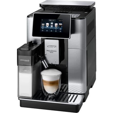 DeLonghi De'Longhi PrimaDonna Soul ECAM610.75.MB - automatic coffee machine with cappuccinatore - 19 bar - metal