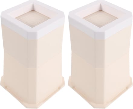 Loopband Verhogers - Helling Blokken - Intensievere Training - Stapelbaar Ontwerp - Tot 20cm Hoogte - Beige