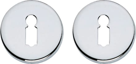 Intersteel Rozet sleutelgat rond verdekt chroom