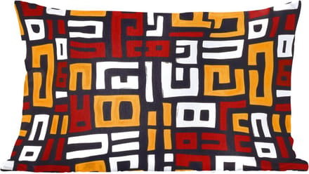 Sierkussens - Kussentjes Woonkamer - 60x40 cm - Abstract - Patroon - Rood