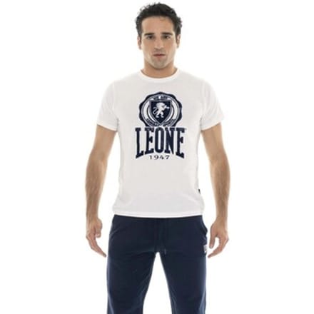 T-shirt Korte Mouw Leone 1947 Man Short Sleeves Indaco