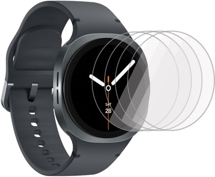 ChiGuard Screenprotector 4x geschikt voor Samsung Galaxy Watch 8 40mm Screenprotector - Beschermglas - Curved - GuardCover
