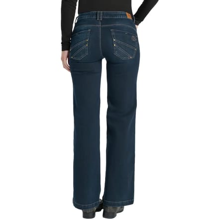 Vrouwelijke Flared Jeans Le Temps des cerises Pulp High Pamo