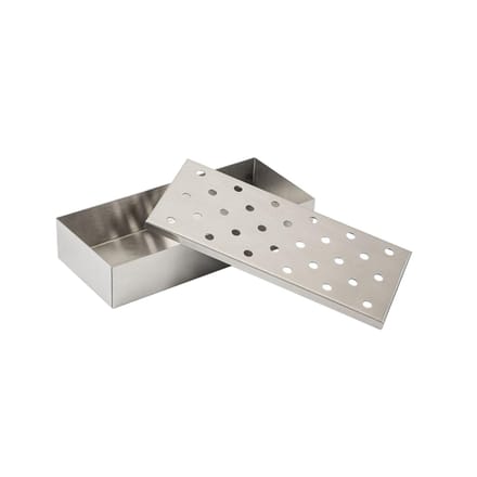 BBQ Rookbox - RVS - Barbeque smoker box - 24 x 10 x 4,5 cm