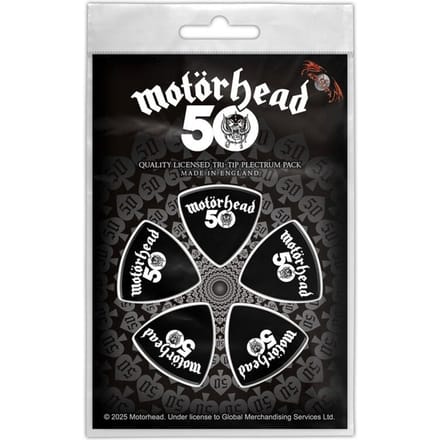 Motörhead 50th Unisex Plectrumset - meerkleurig - Standard