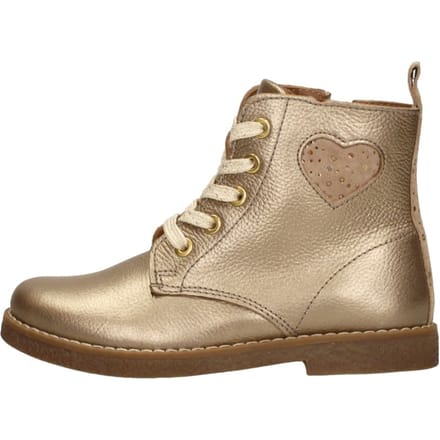 KEQ Veterschoen hoog Veterschoen hoog - Goudkleur - Maat 24