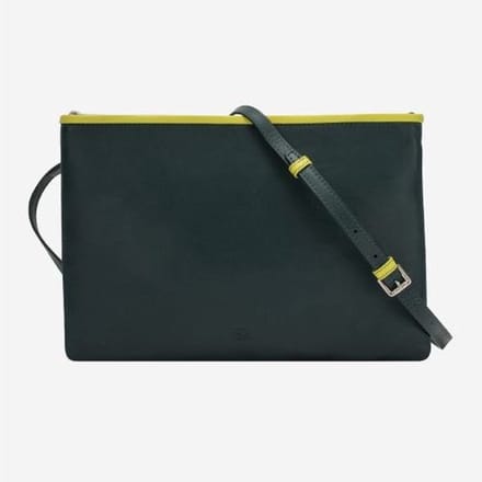 Dudubags - groen donker - leder - maat STUK