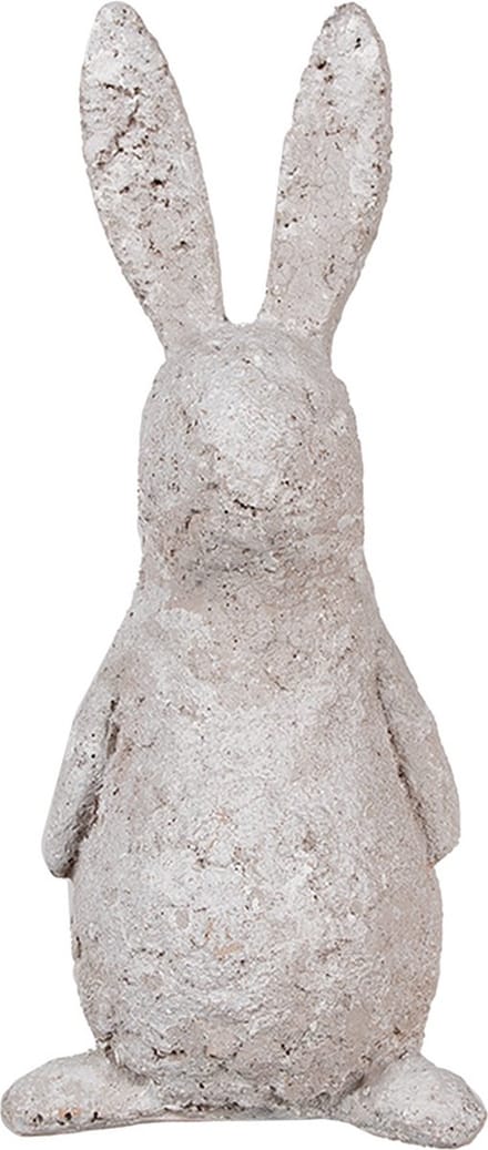 Clayre & Eef Beeld Konijn 26 cm Beige Polyresin