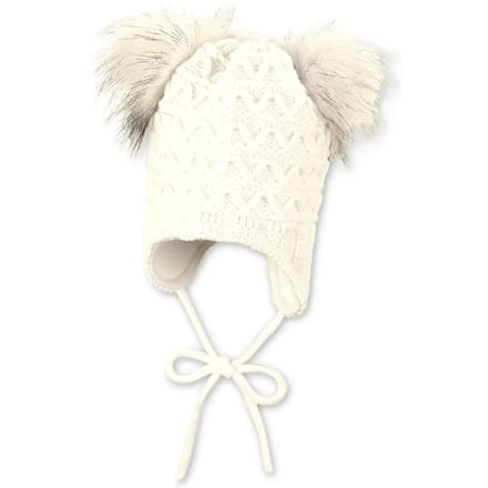 Gebreide muts met 2 pompons voor babymeisjes Sterntaler