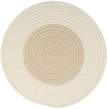 Ona Placemat 35 cm - Rond - Cream White - PIFF Collection