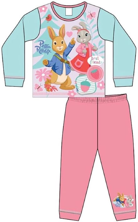 Pieter Konijn Pyjama - Maat 92/98 - Peter Rabbit en Lily - Meisjespyjama