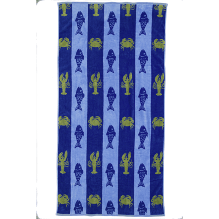 Zeeman Strandlaken - Blauw  One size