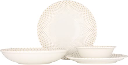 Rinart Serviesset (Large) - Punto - 24 delig - 6 persoons - Porselein