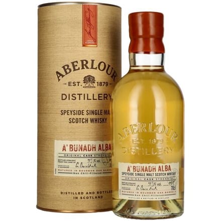 Aberlour A'BUNADH ALBA Original Cask Strength Batch No. 009 59,3% Vol. 0,7l in geschenkverpakking