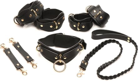 XR Brands - Lover's Restraints Set - Zwart