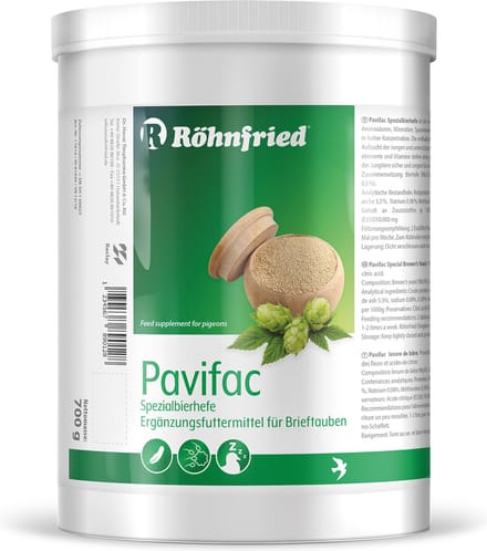 Rohnfried Pavifac 700g - voor postduiven